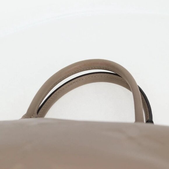 LOUIS VUITTON Monogram Empreinte Grand Palais MM Bag Beige M45833 LV Auth PP672M - Picture 9 of 16